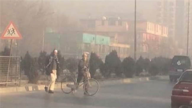 سطح آلودگى هوا در شهر کابل فاجعه بار است